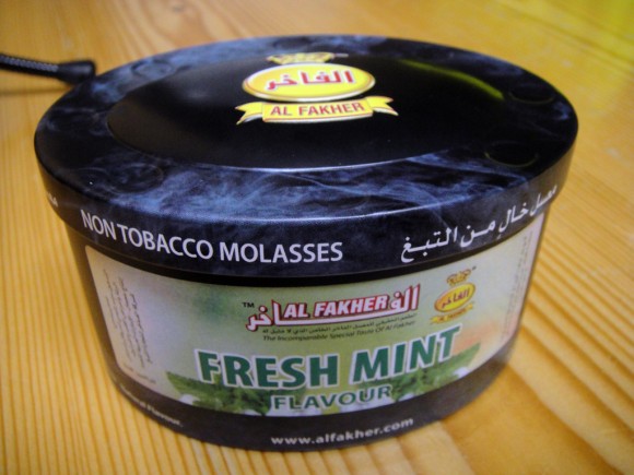 alfakher herbal fresh mint 580x435 Test des herbes à chicha Al Fakher