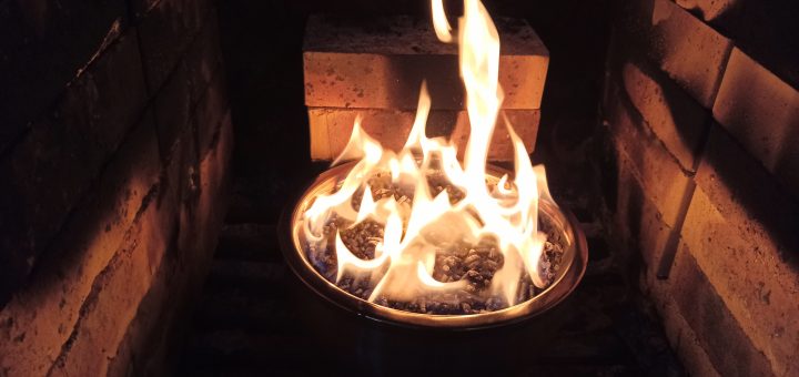 Brûleur à granulés cheminée