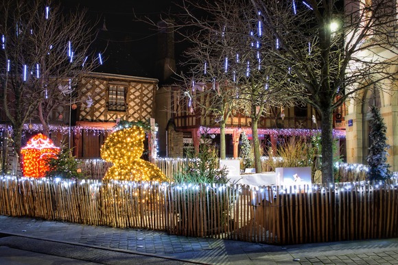 Décoration lumineuse de noël